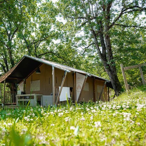 TENTE TOILE ET BOIS 5 personnes - Bois