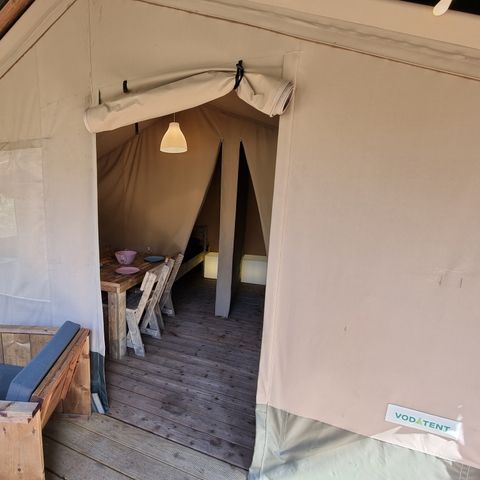 Tente en toile et en bois 6 personnes