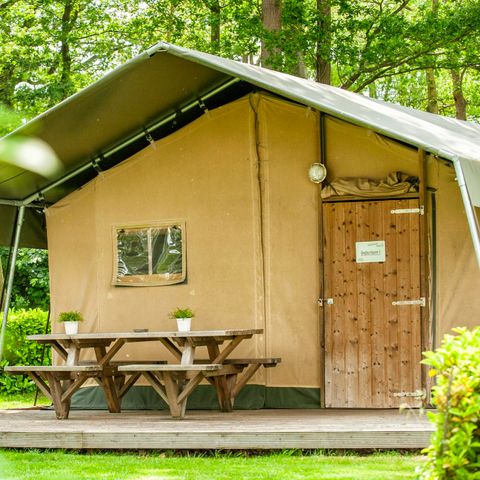 Tente en toile et en bois 5 personnes