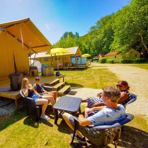 Tente en toile et en bois 6 personnes - Lodgetent Bordeaux