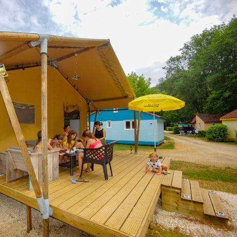 TENTE TOILE ET BOIS 6 personnes - Lodgetent Bordeaux