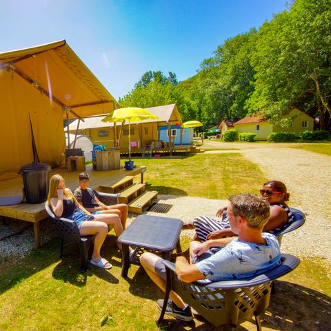 Tente en toile et en bois 6 personnes - Lodgetent Bordeaux