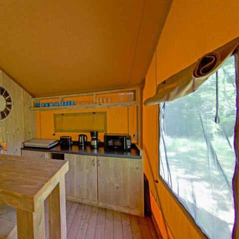 TENTE TOILE ET BOIS 8 personnes - Lodgetent Brive
