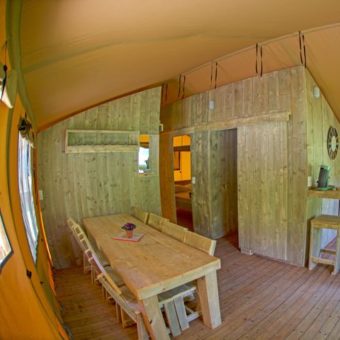 TENTE TOILE ET BOIS 8 personnes - Lodgetent Brive