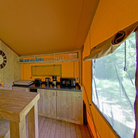 Tente en toile et en bois 8 personnes - Lodgetent Brive