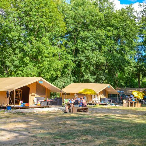 Tente en toile et en bois 8 personnes - Lodgetent St. Emilion Deluxe