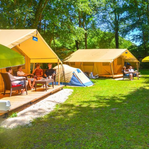 Tente en toile et en bois 8 personnes - Lodgetent St. Emilion Deluxe
