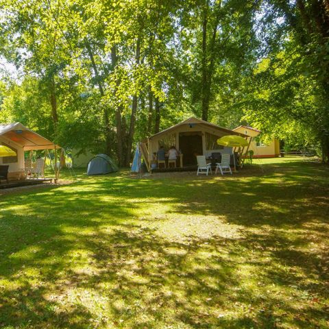 Tente en toile et en bois 8 personnes - Lodgetent St. Emilion Deluxe