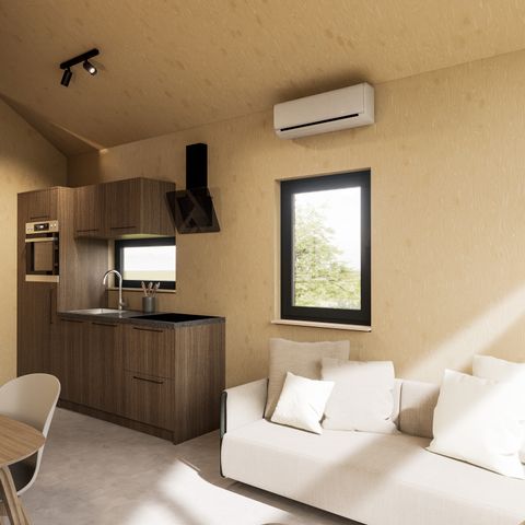 CHALET 8 personnes - Dordogne Deluxe - avec tente supplémentaire