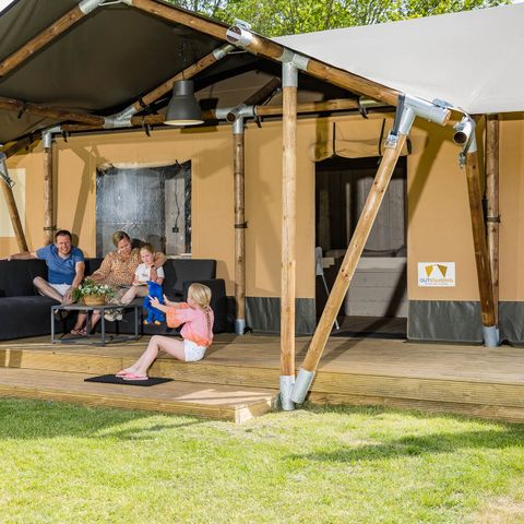 Tente en toile et en bois 7 personnes - Stuuflodge