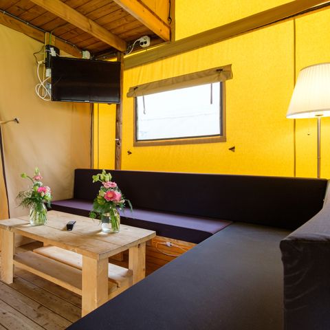 LODGE 8 personnes - Véranda du Lodge