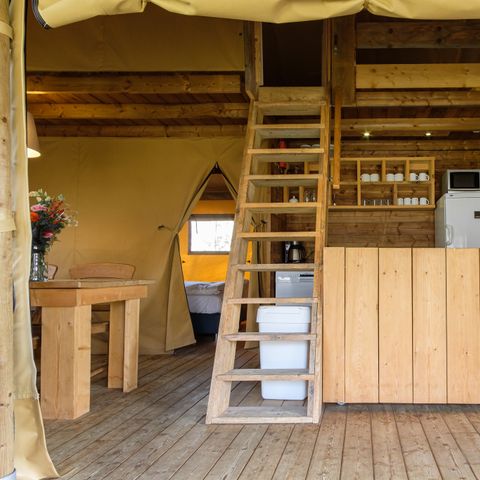 LODGE 8 personnes - Véranda du Lodge