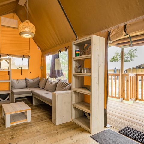 TENTE TOILE ET BOIS 8 personnes - Stuuflodge Deluxe