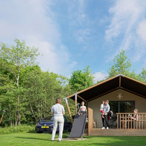 TENTE TOILE ET BOIS 5 personnes - Pavillon d'aventure