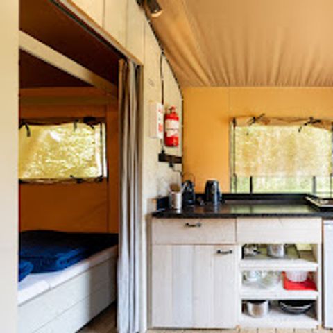 TENTE TOILE ET BOIS 5 personnes - Bois