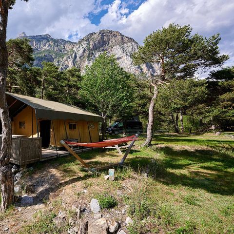 TENTE TOILE ET BOIS 5 personnes - Bois