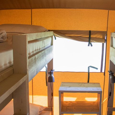 TENTE TOILE ET BOIS 6 personnes - Nomade