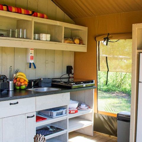 TENTE TOILE ET BOIS 6 personnes - Nomade