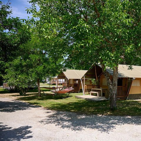 TENTE TOILE ET BOIS 6 personnes - Nomade