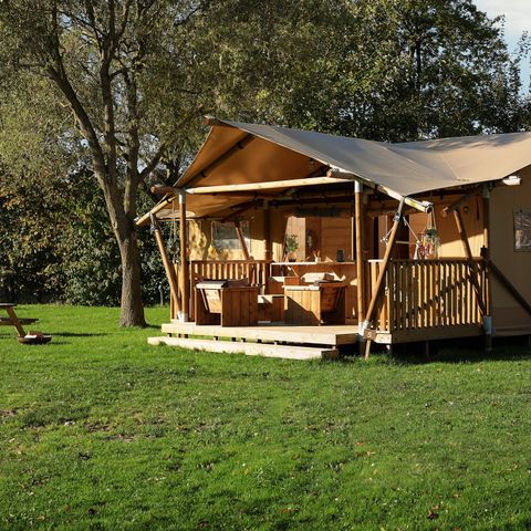 Tente en toile et en bois 5 personnes - La Vida