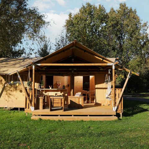 TENTE TOILE ET BOIS 5 personnes - La Vida