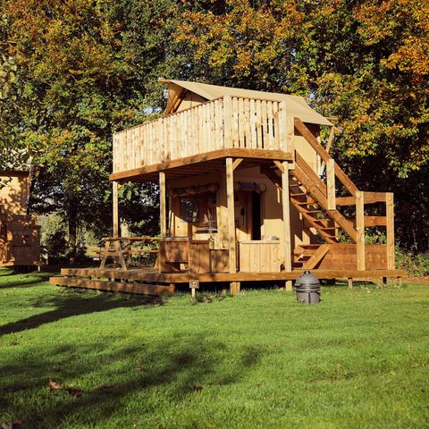 Tente en toile et en bois 2 personnes - Arriba