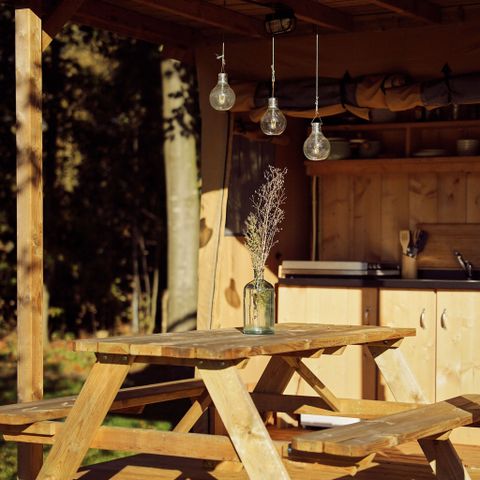Tente en toile et en bois 2 personnes - Arriba