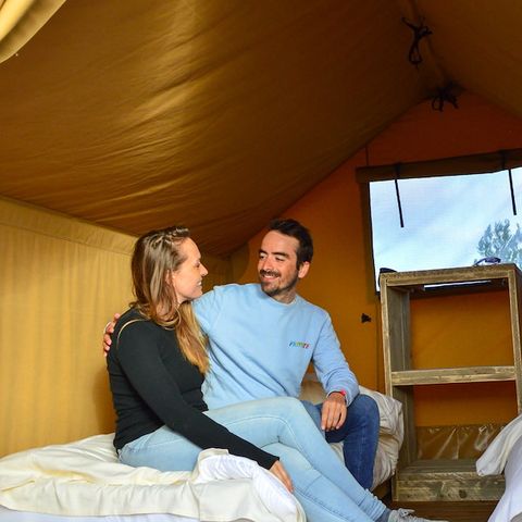 Tente en toile et en bois 2 personnes - Rêveur