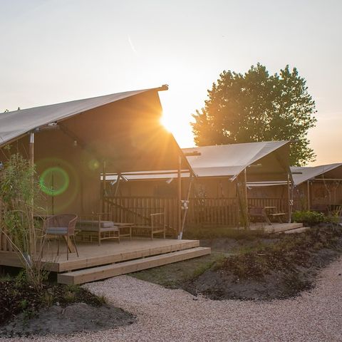 Tente en toile et en bois 4 personnes - Tente Sahara