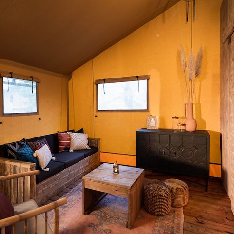 Tente en toile et en bois 6 personnes - Tente Sahara