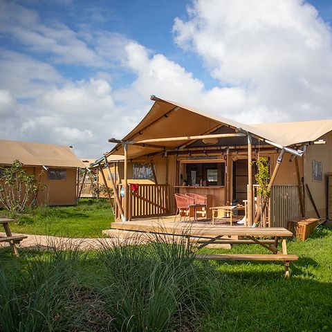 Tente en toile et en bois 6 personnes - Tente Sahara HV