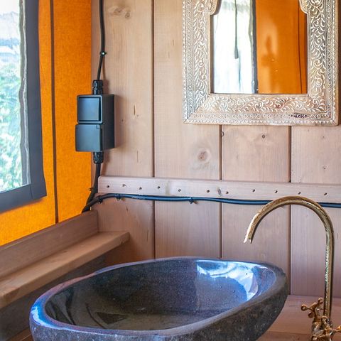 TENTE TOILE ET BOIS 6 personnes - Tente Sahara HV