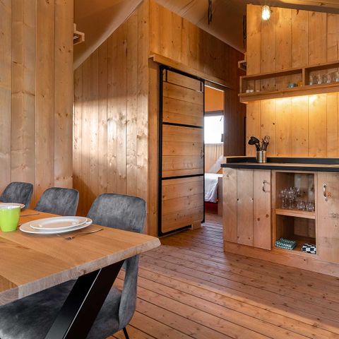 TENTE TOILE ET BOIS 6 personnes - Courlis