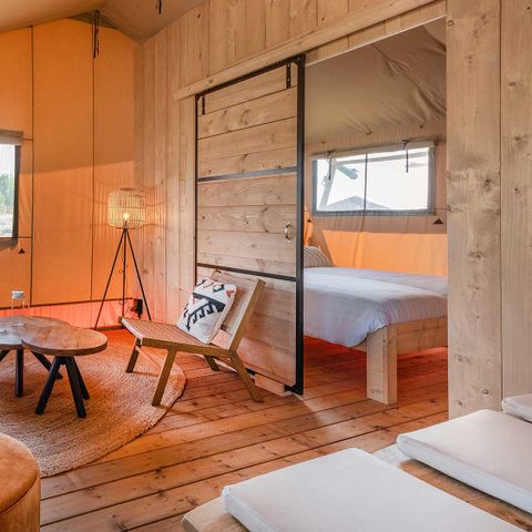 TENTE TOILE ET BOIS 6 personnes - Courlis