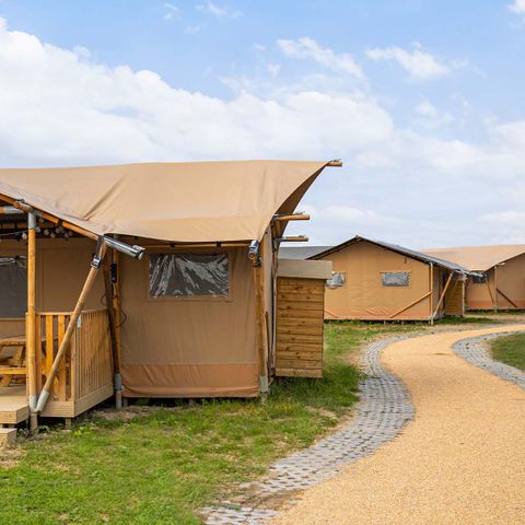 TENTE TOILE ET BOIS 6 personnes - Courlis