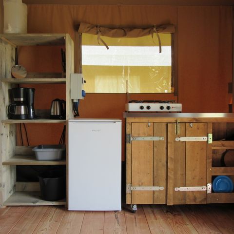 Tente en toile et en bois 4 personnes