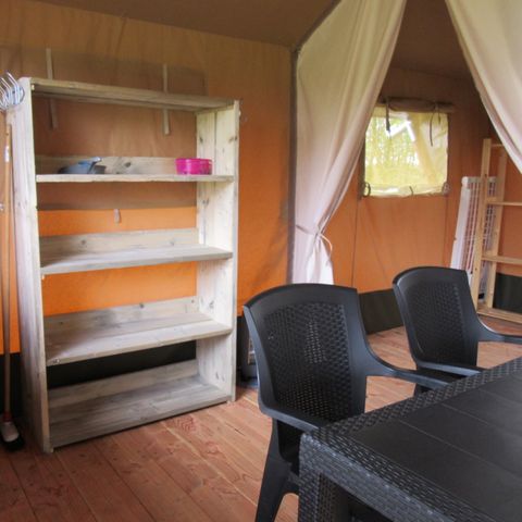 TENTE TOILE ET BOIS 4 personnes