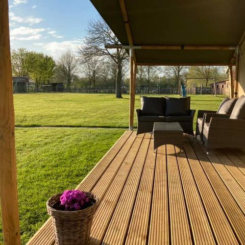 TENTE TOILE ET BOIS 4 personnes - Tente safari