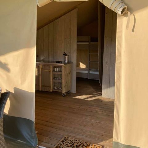 Tente en toile et en bois 4 personnes