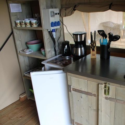 TENTE TOILE ET BOIS 4 personnes - Tente safari