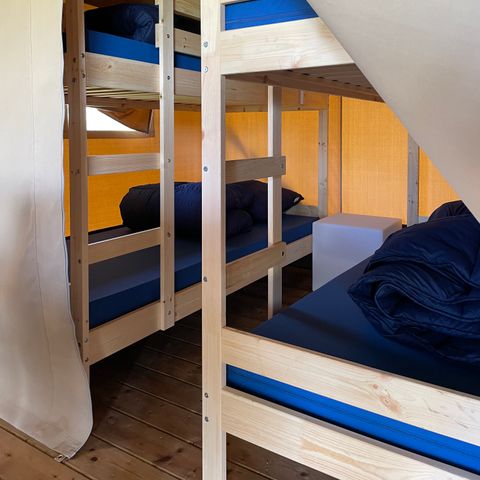 TENTE TOILE ET BOIS 6 personnes - Tente safari