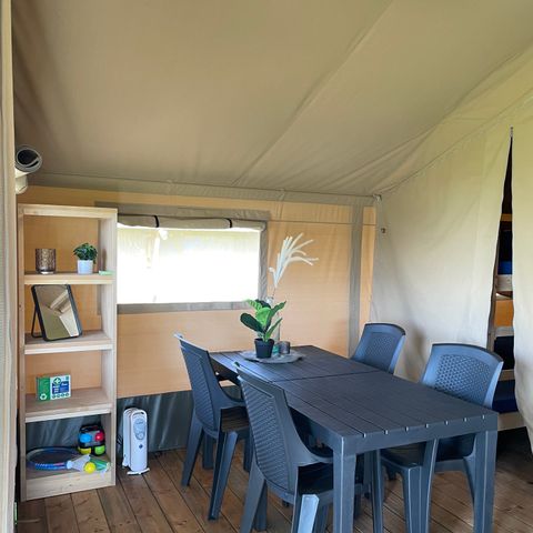 TENTE TOILE ET BOIS 6 personnes - Tente safari