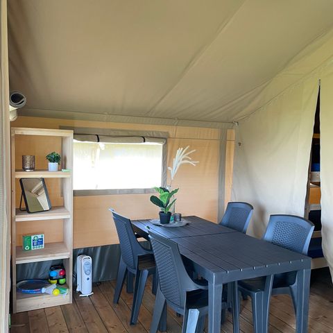 TENTE TOILE ET BOIS 6 personnes