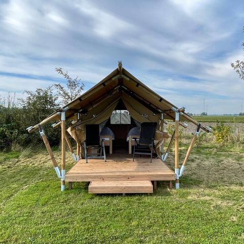 Tente en toile et en bois 2 personnes - Duolodge