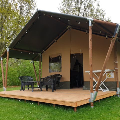 TENTE TOILE ET BOIS 6 personnes