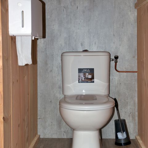 Tente en toile et en bois 6 personnes - y compris les toilettes