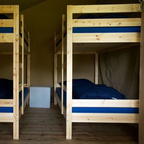 TENTE TOILE ET BOIS 6 personnes - Tente safari