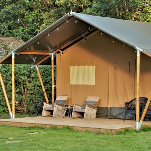 TENTE TOILE ET BOIS 4 personnes