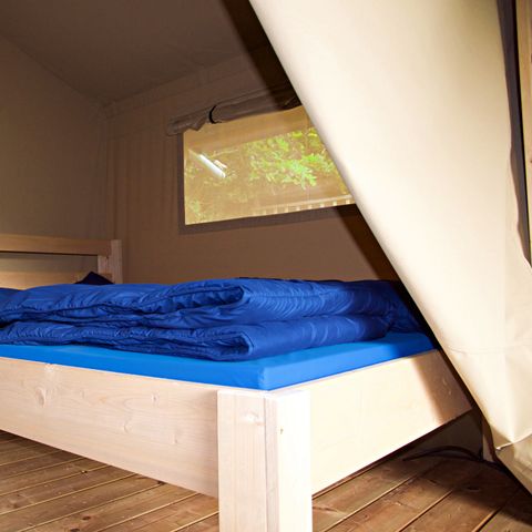 Tente en toile et en bois 6 personnes - Tente safari