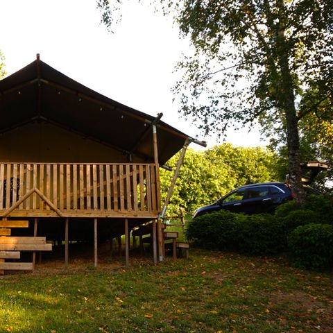 Tente en toile et en bois 6 personnes